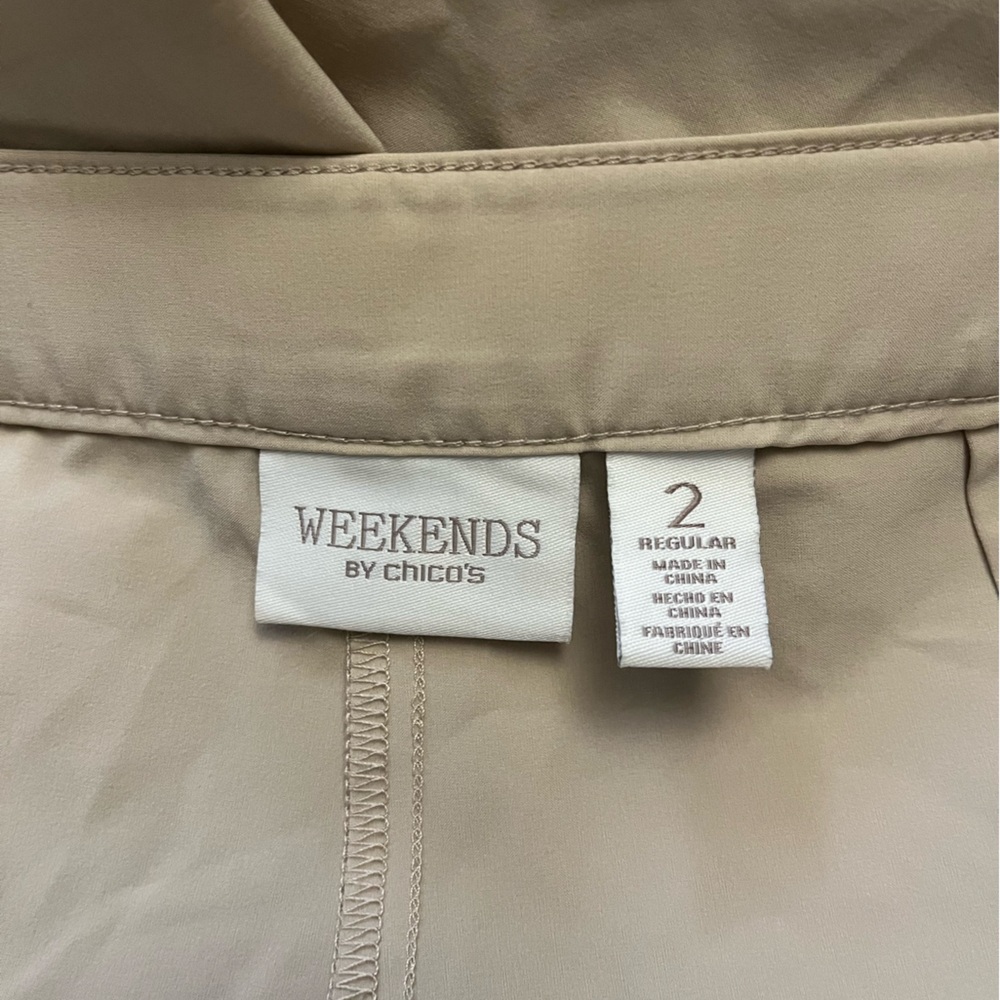 Chicos Cream Trousers
